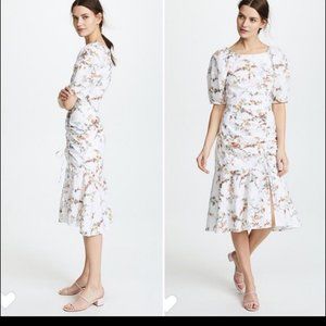La Vie Rebecca Tayla midi floral dress size M